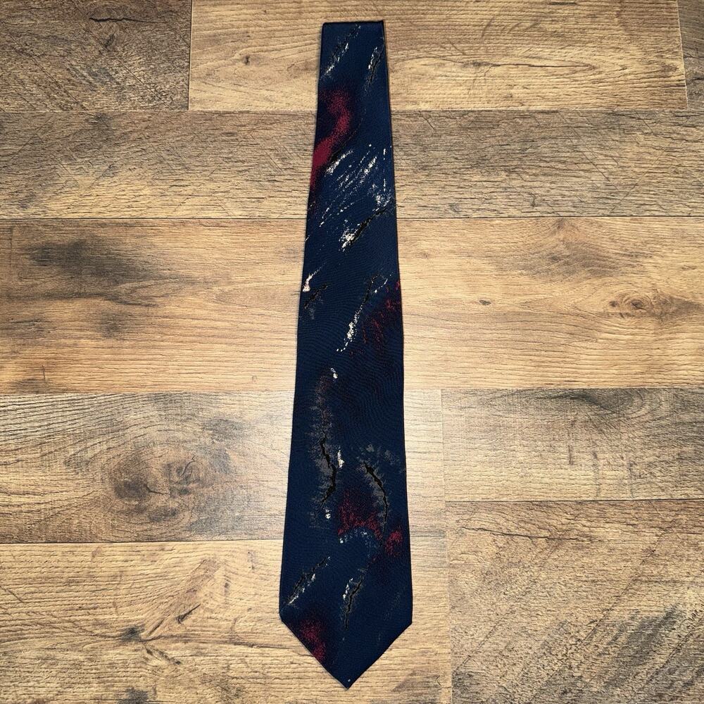 Bugatti Men’s Tie Blue Red‎ White